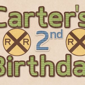 Small Brag Book: Carter's 2nd Birthday