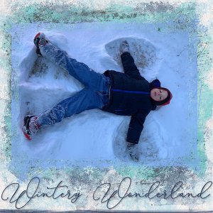 Angel in the snow