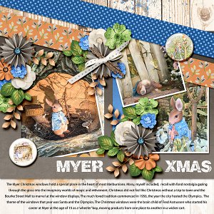 Myer Xmas Windows 2021 - left hand side