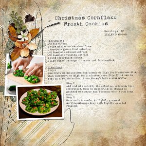 Cornflake Wreath "Cookies"
