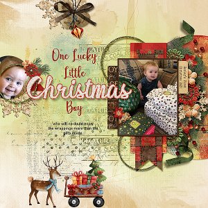 One Lucky Little Christmas Boy