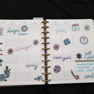 Changes - homeschool planner