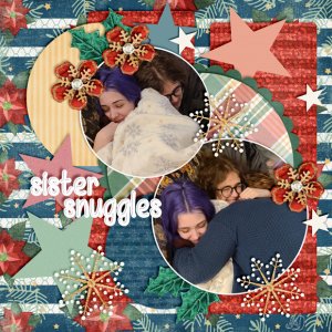 sister snuggles