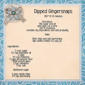 Dipped Gingersnaps