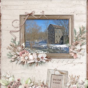 Grist Mill in Winter
