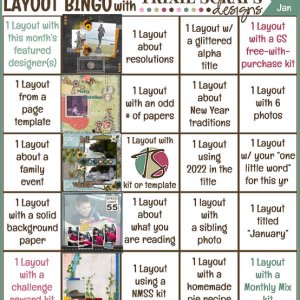 Bingo Card Jan 2022
