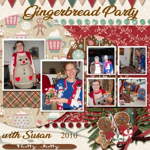 Gingerbread party with Susan