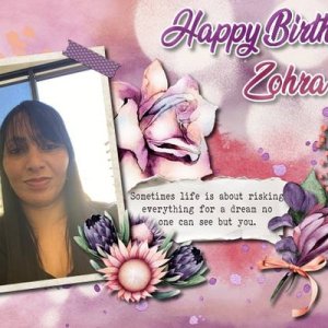 Happy Birthday Zohra 2022