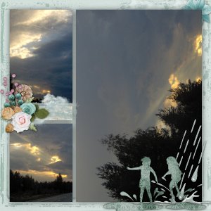 Stormy skies
