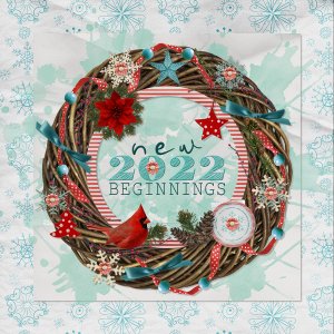 1/2022 Wordart Challenge - New Year 2022