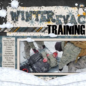 Winter Evac Training