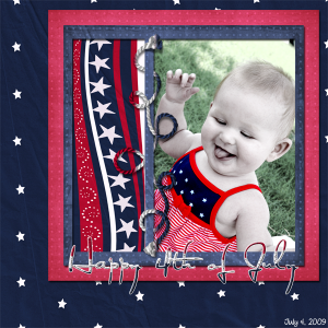 Verlina's first 4th of July [7 months old!]