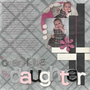 an Open Letter to my Daughter