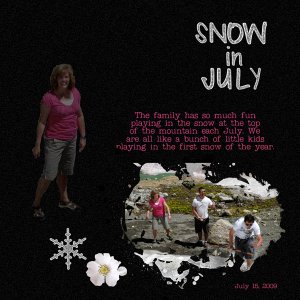 Snow in July