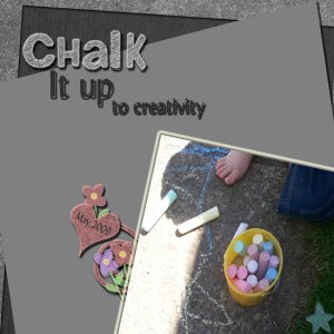 Chalk it up to creativity
