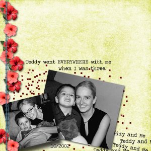 when I was three