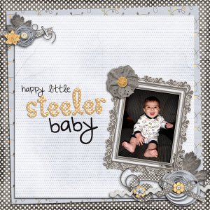 Happy Little Steeler Baby