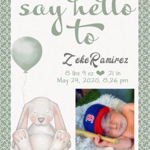 Say hello To postcard Front