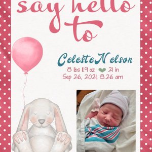 Say hello To postcard Front recolor