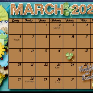 March Calendar