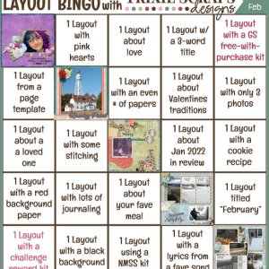 Bingo Card Feb 2022