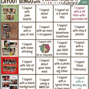 Feb 2022 Layout Bingo