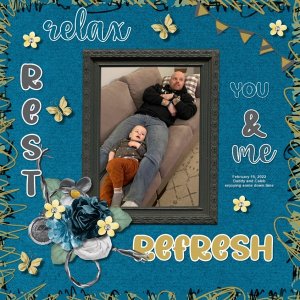 Relaxing with Daddy