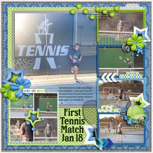 First Tennis Match