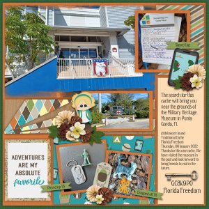 Travel Album Coastal Getaway 3 Template #4-Miss Fish, For the Love of a Cac