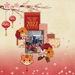 Year Of The Tiger-GS, White Space Temp 45-CAP, (Rewards Challenge)