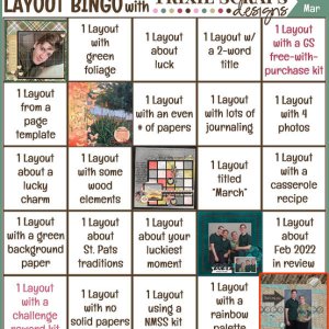 22 Mar Bingo Card
