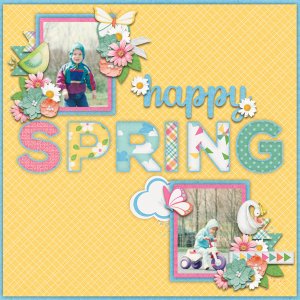 Captivated Spring Template #3-Miss Fish, Kits by DDD + BHS
