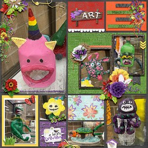 7th and 8th Grade Art using Containers, Bottles, and Cans
