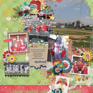 Enjoying the Weekend with the Lansing Lugnuts