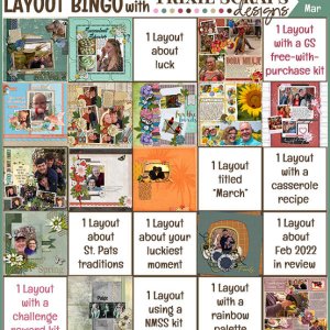 March Layout Bingo