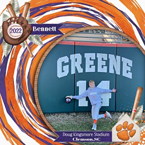 Bennett at Clemson Camp