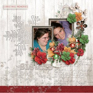 SISTERS - SCRAP LIFT CHALLENGE - MARCH 2022