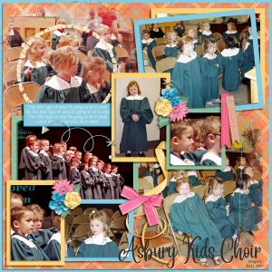 Abigail in Childrens Choir at AUMC - Fall 2007