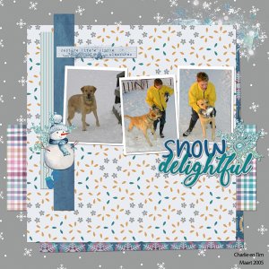 Snow fun met Charlie