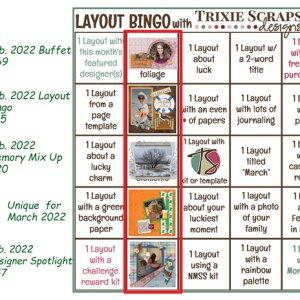 Layout Bingo March 2022
