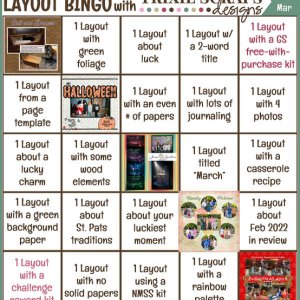Mar 2022 Layout Bingo