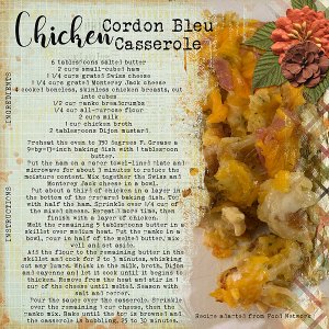 Chicken Cordon Bleu Casserole