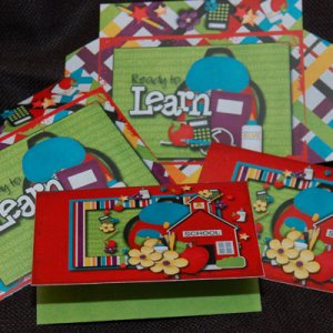 teacher card and envelope