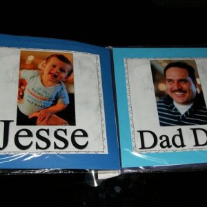 Ziploc book - Jesse's Family - page 1,2