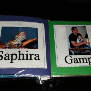 Ziploc book - Jesse's Family - page 5,6