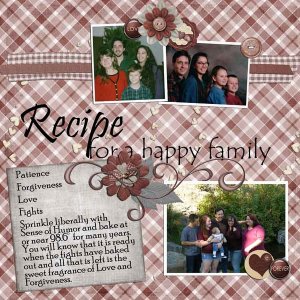 ADSR 7.4 GingerScraps Recipe challenge