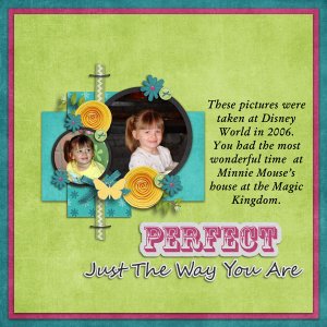 Perfect just the way you are