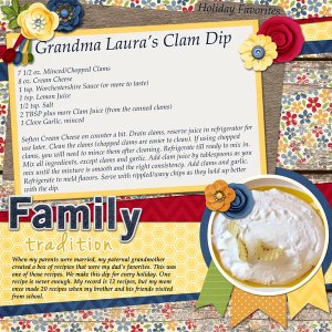 Holiday Clam Dip