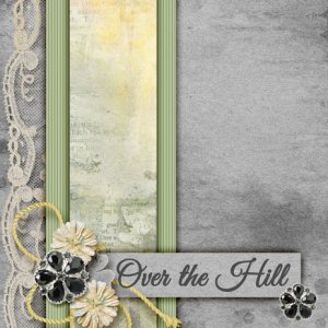 Over the Hill Card
