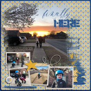 Jaxon 'Bike' + 'Outside' visiting Grandma + Grandpa 3.24.22